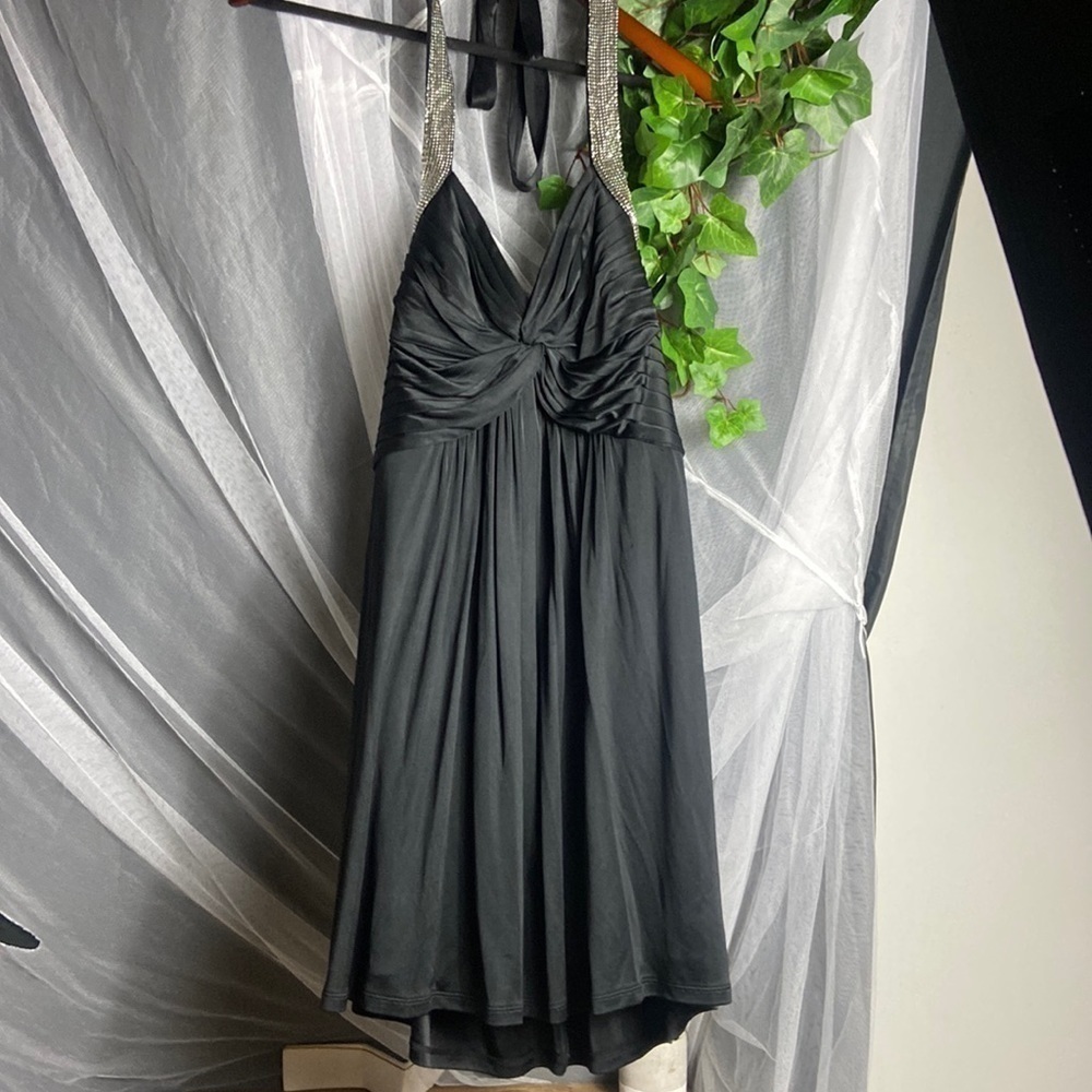 BCBG Maxazria Black Mini Cocktail Dress​